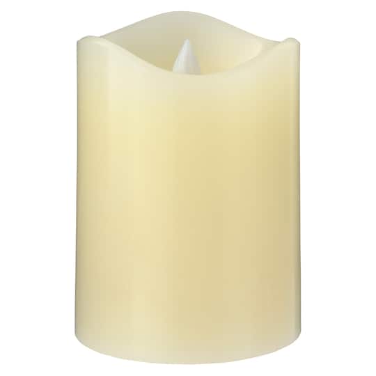 12 Pack: 3" x 4" LED Flame Pillar Candle by Ashland®